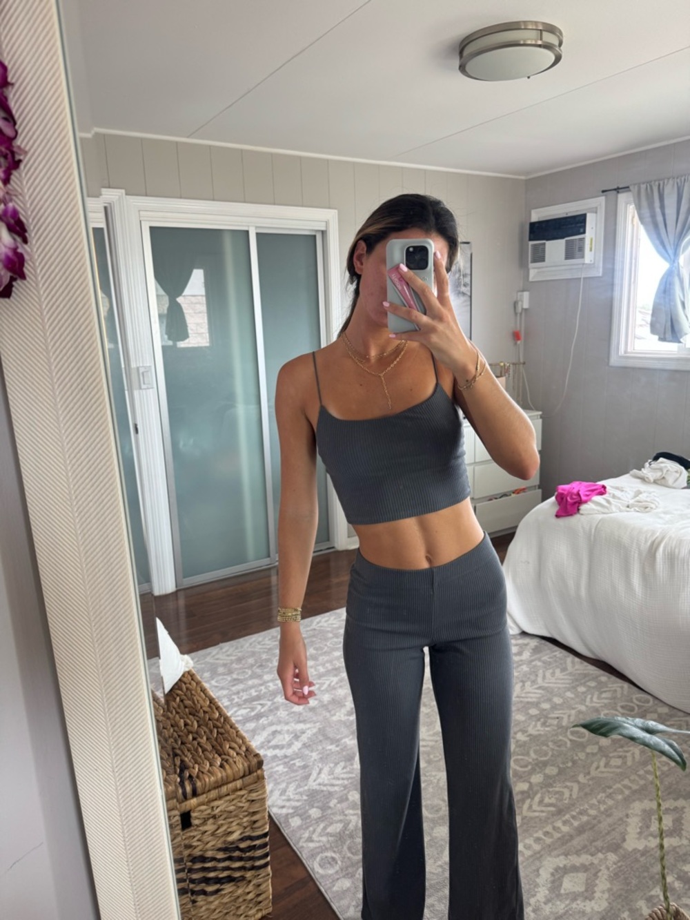 Garage Ribbed grey set - Picture 2 of 3